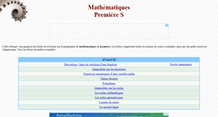 Desktop Screenshot of maths-premiere.bacdefrancais.net